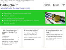 Tablet Screenshot of cartouche.fr